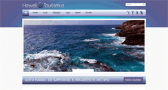 Desktop Screenshot of hawaii-tourismus.com